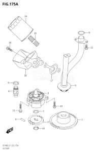 11506F-240001 (2022) 115hp E11 E40-Gen. Export 1-and 2 (DF115BT  DF115BT) DF115BT drawing OIL PUMP