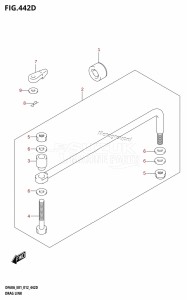 DF40A From 04003F-210001 (E01)  2012 drawing DRAG LINK (DF50A:E01)