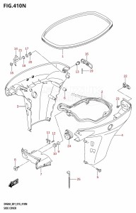 DF40A From 04003F-510001 (E01 E13)  2015 drawing SIDE COVER (DF50AVT:E01)