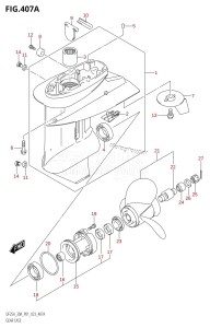 DF25A From 02504F-240001 (P01)  2022 drawing GEAR CASE (DF25A,DF25AR,DF30AR)