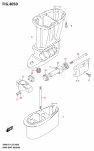 DF60A From 06003F-140001 (E11)  2021 drawing DRIVE SHAFT HOUSING (DF60A:(E01,E11))