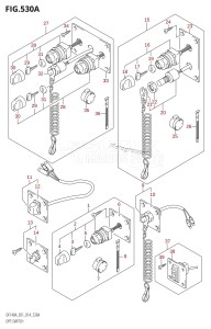 DF100A From 10003F-410001 (E01 E40)  2014 drawing OPT:SWITCH