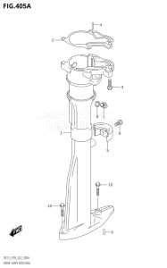 00252F-340001 (2023) 2.5hp P03-U.S.A (DF2.5) DF2.5 drawing DRIVE SHAFT HOUSING (S-TRANSOM)