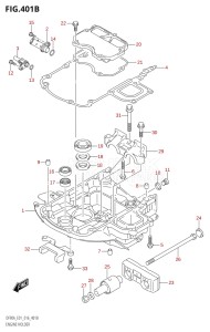 08002F-610001 (2016) 80hp E01 E40-Gen. Export 1 - Costa Rica (DF80A) DF80A drawing ENGINE HOLDER (DF70A:E40)