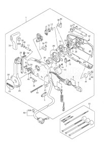 DF 9.9 drawing Remote Control w/Remote Control