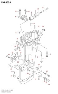 DT9.9A From 00993K-410001 (P36 P40)  2014 drawing DRIVE SHAFT HOUSING (DT9.9A:P40)