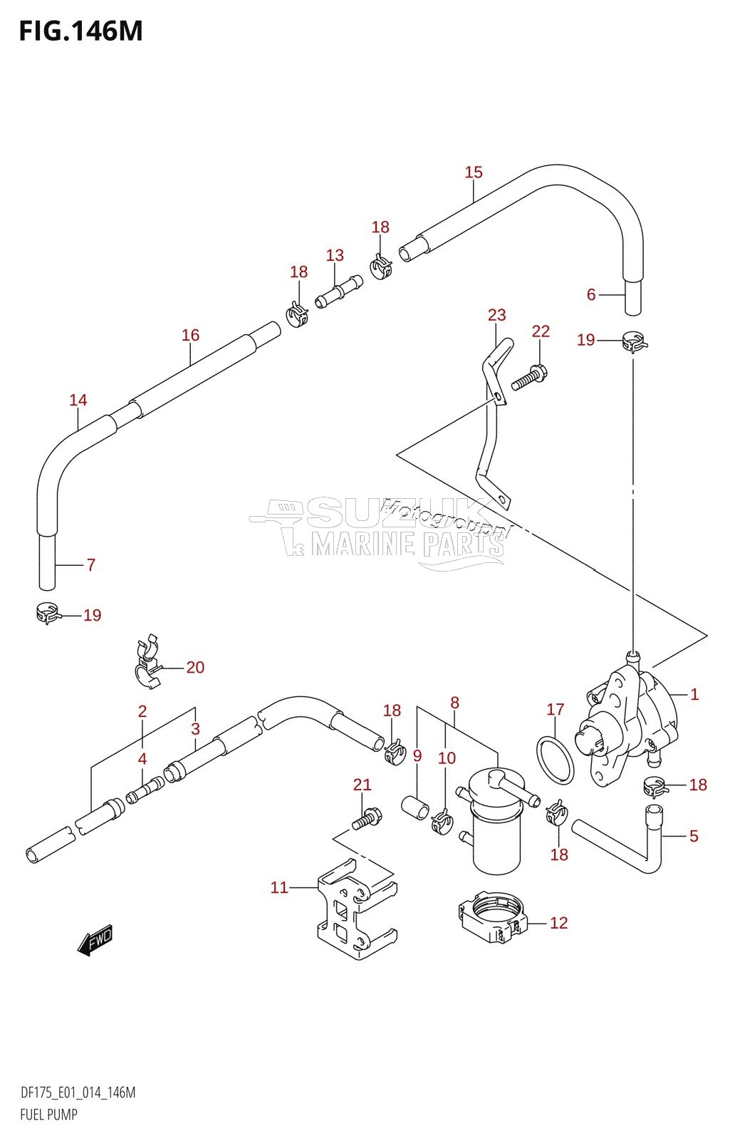 FUEL PUMP (DF175TG:E40)