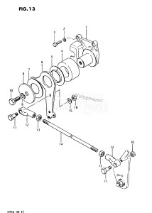 DT50 From 5001-300001 ()  1978 drawing THROTTLE /​ CLUTCH CONTROL (DT50M)