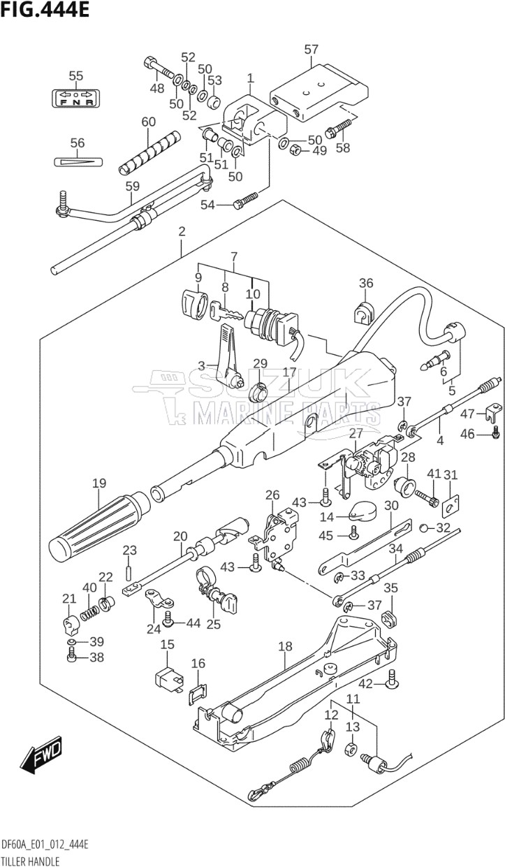 TILLER HANDLE (DF60ATH:E01)