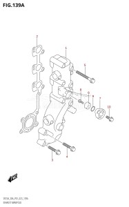 DF30A From 03003F-140001 (P01 P40)  2021 drawing EXHAUST MANIFOLD