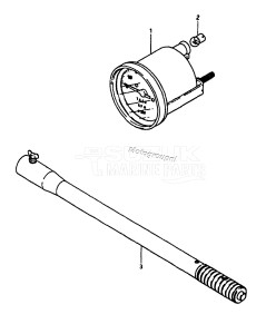 DT25 From 2501-100001 ()  1982 drawing OPT:METER /​ BAR EXTENSION