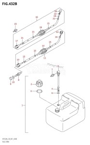 DT25 From 02501K-780001 (E36)  2007 drawing FUEL TANK