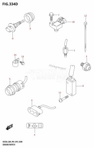 DF25A From 02504F-810001 (P01)  2018 drawing SENSOR /​ SWITCH (DF25ATH,DF30ATH)