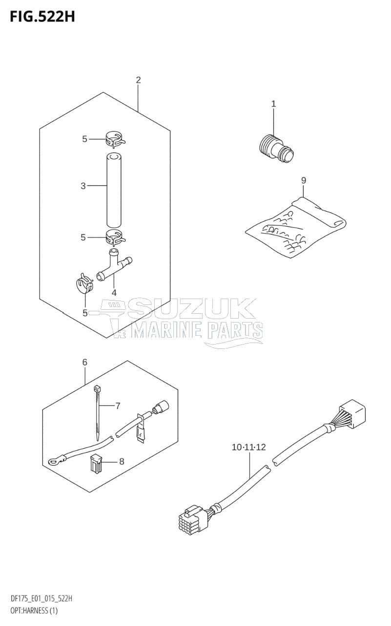 OPT:HARNESS (1) (DF150ZG:E40)