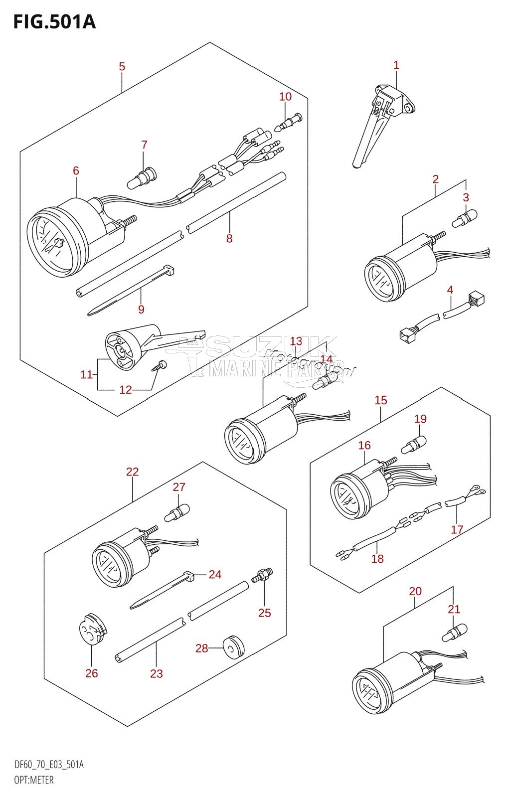 OPT:METER (W,X,Y,K1,K2,K3,K4)