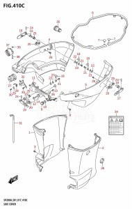 DF200AZ From 20003Z-710001 (E01 E40)  2017 drawing SIDE COVER (DF200AZ:E01)