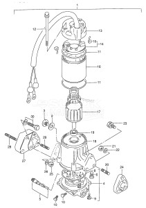 DT60 From 06002-581001 ()  1995 drawing OPT : POWER UNIT (DT60WM MODEL:94)