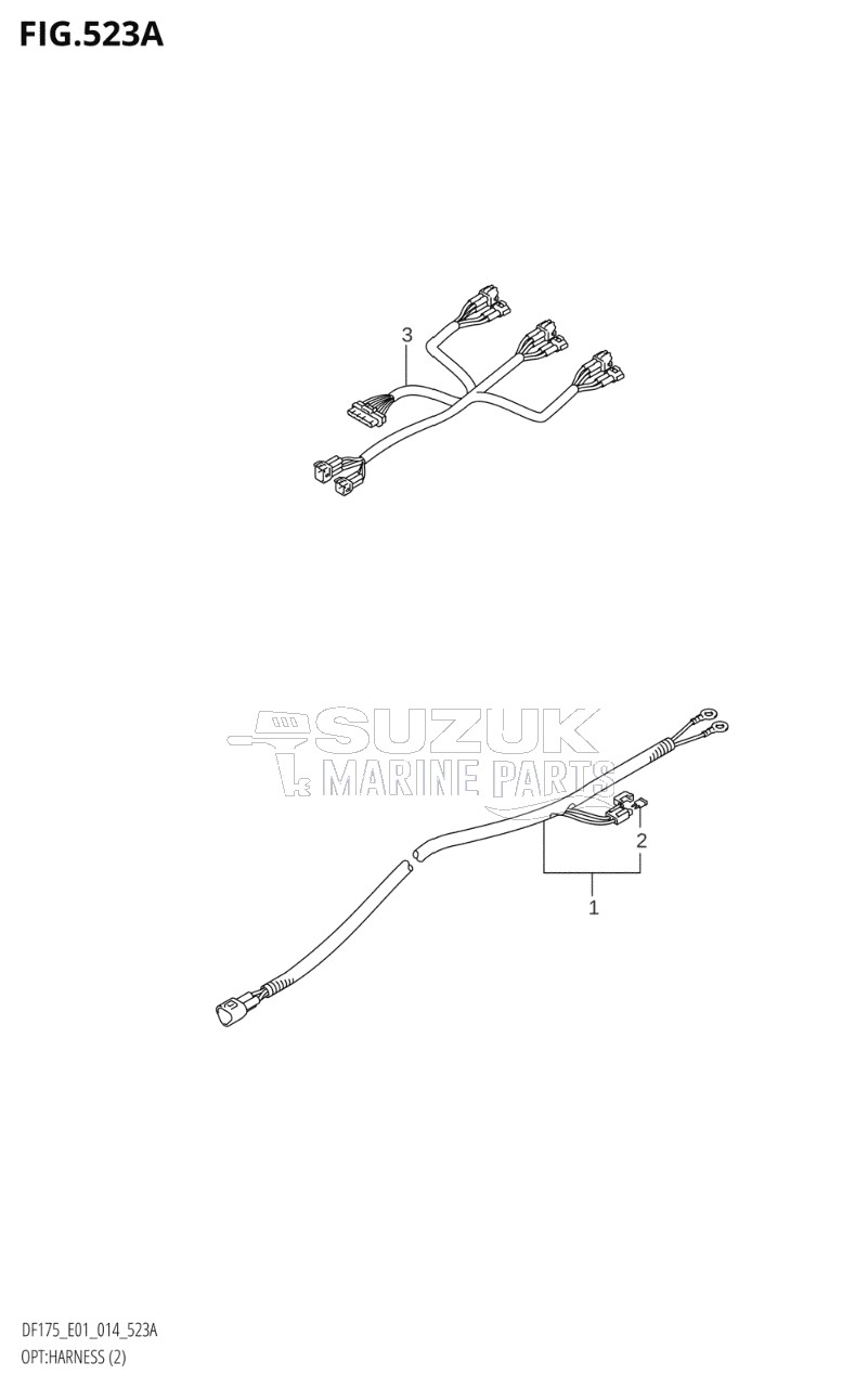 OPT:HARNESS (2) (DF150T:E01)