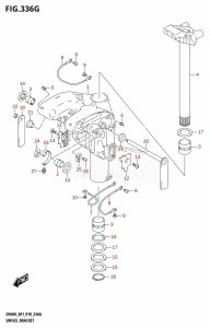 DF40A From 04003F-810001 (E01)  2018 drawing SWIVEL BRACKET (DF60ATH:E01,DF60ATH:E40)