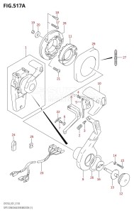 DF250Z From 25001Z-780001 (E01 E40)  2007 drawing OPT:CONCEALED REMOCON (1)