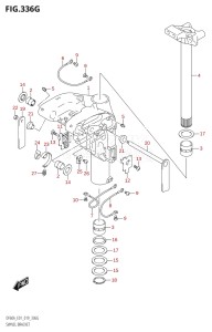 05003F-910001 (2019) 50hp E01-Gen. Export 1 (DF50AT  DF50ATH) DF50A drawing SWIVEL BRACKET (DF60ATH:E01,DF60ATH:E40)