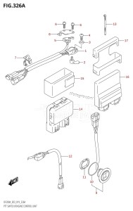 DF150A From 15003F-910001 (E03)  2019 drawing PTT SWITCH /​ ENGINE CONTROL UNIT (DF200AT,DF200AZ,DF200AST)