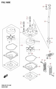 DF50A From 05003F-910001 (E01)  2019 drawing WATER PUMP (DF60AQH:E01,DF60ATH:E01)