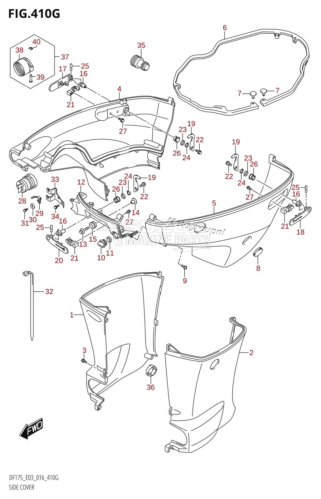 SIDE COVER (DF175Z:E03)