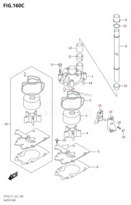 DF250Z From 25003Z-040001 (E40)  2020 drawing WATER PUMP (E03:DF250ST)