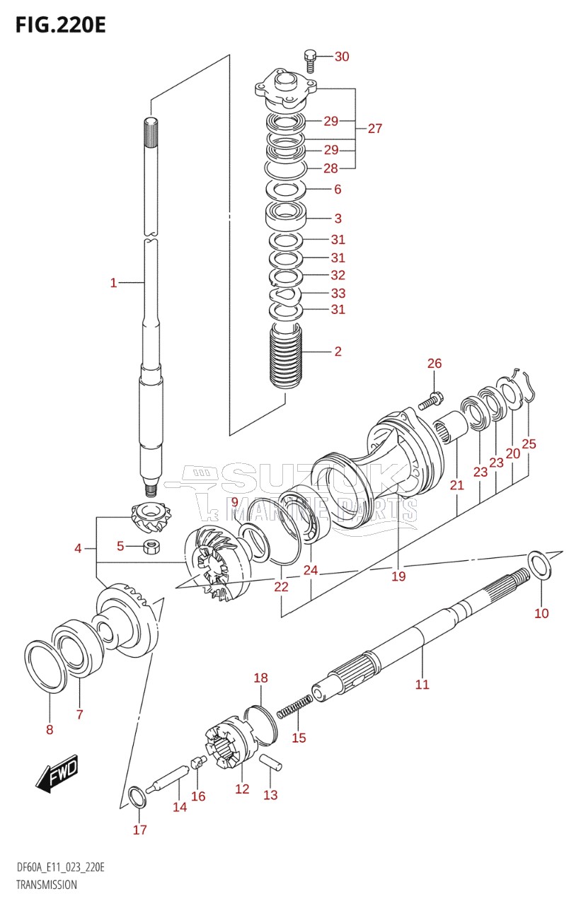 TRANSMISSION ((DF50AVTH,DF60AVT):E01,DF60AVT:E11)