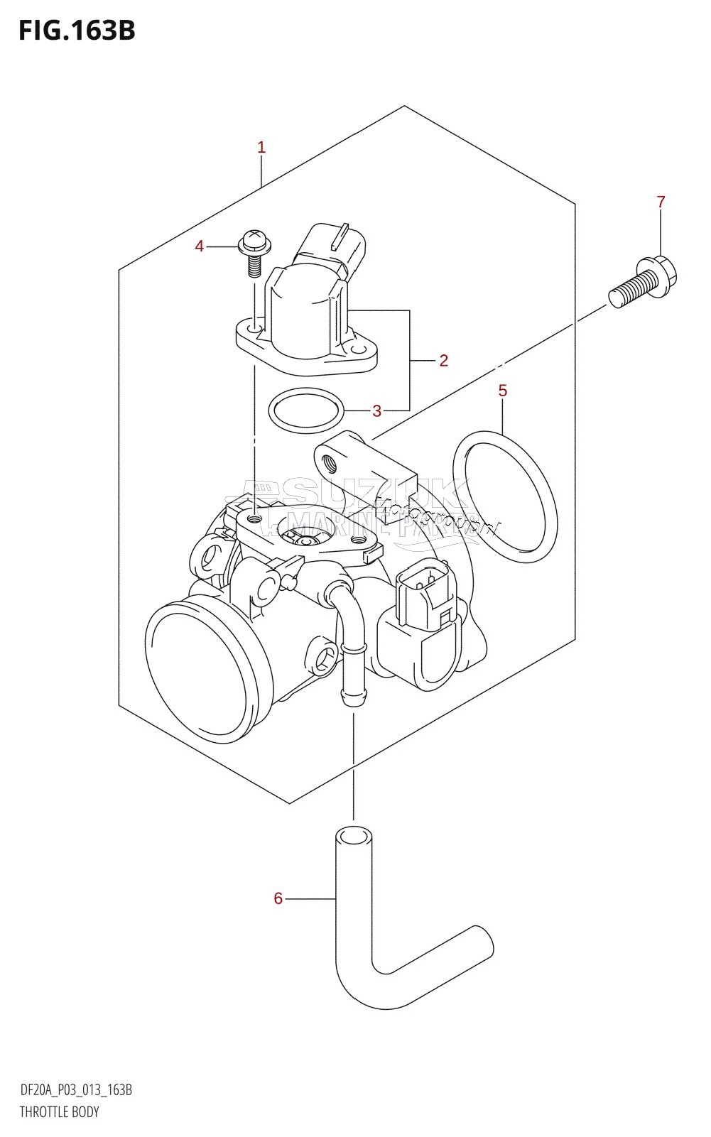 THROTTLE BODY (DF9.9BR:P03)