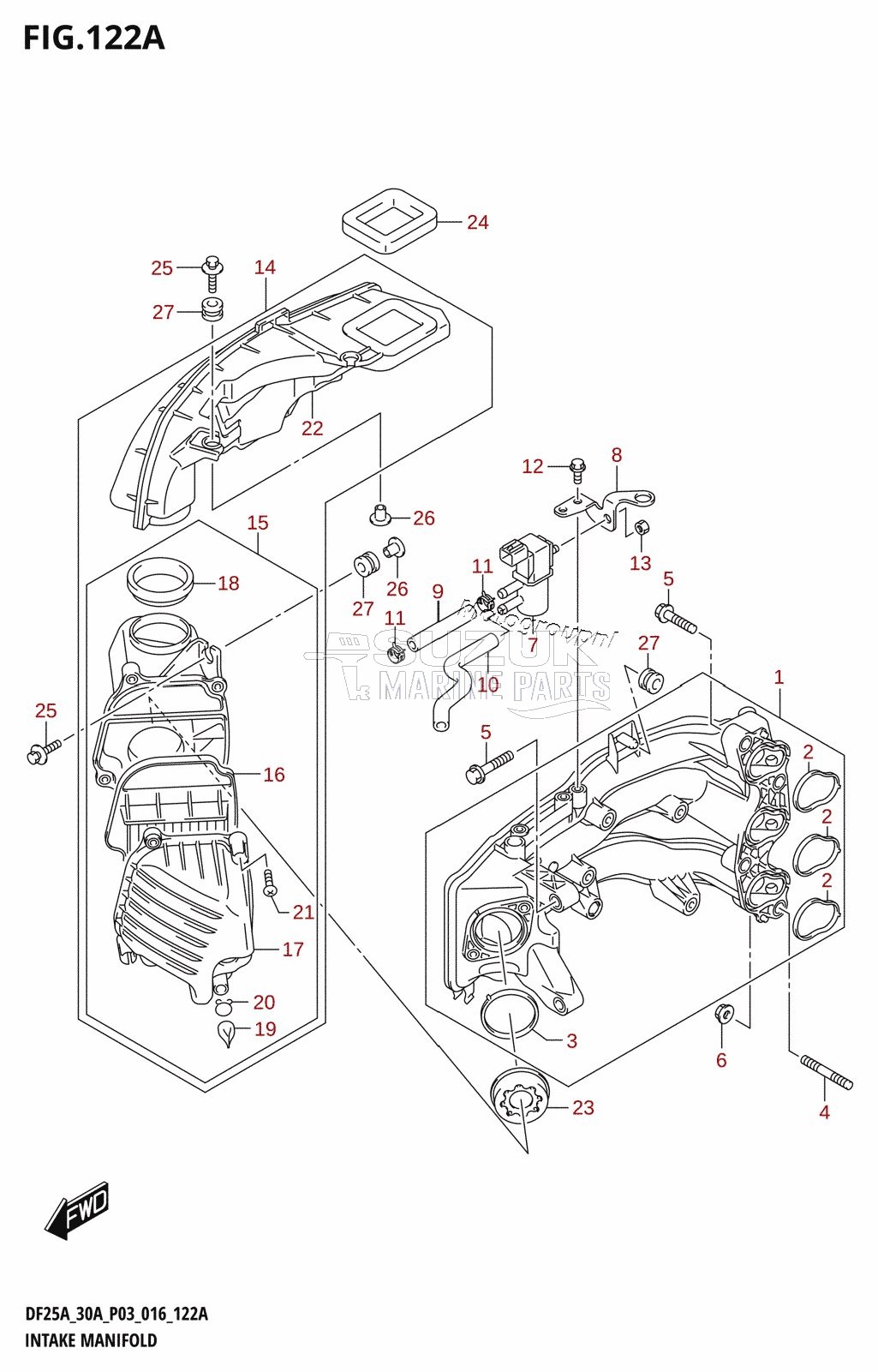 INTAKE MANIFOLD (DF25A:P03)