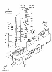 F50A drawing LOWER-CASING-x-DRIVE