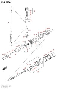 DF300A From 30002P-710001 (E03)  2017 drawing TRANSMISSION (DF300A:E03)