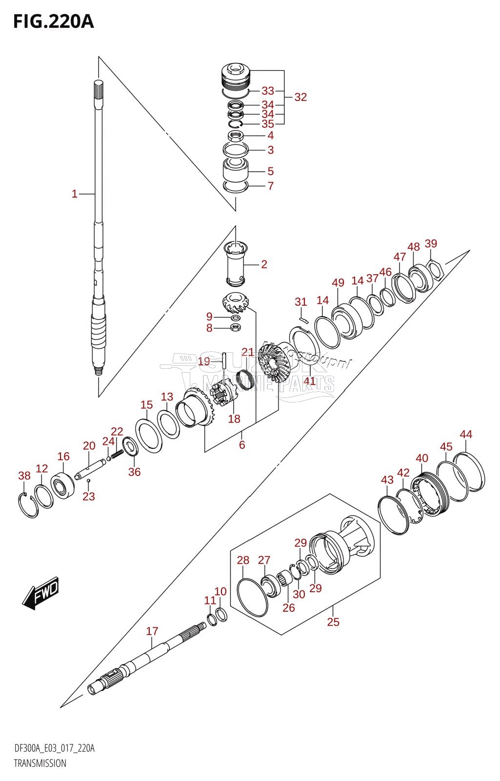 TRANSMISSION (DF300A:E03)