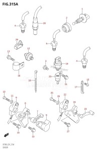 DF300Z From 30002Z-110001 (E01 E40)  2011 drawing SENSOR