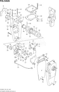 15004F-040001 (2020) 150hp E03-USA (DF150AST) DF150AST drawing OPT:REMOTE CONTROL ASSY DUAL (2)