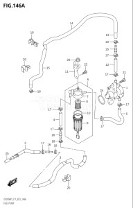 15003P-040001 (2020) 150hp E01 E03 E40-Gen. Export 1 - USA (DF150AP  DF150AP) DF150AP drawing FUEL PUMP (E01,E03,E11)