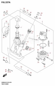 DF200AZ From 20003Z-810001 (E01 E40)  2018 drawing TRIM CYLINDER