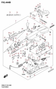 DF40A From 04003F-240001 (E01 E11)  2022 drawing TILLER HANDLE (DF40ATH,DF50ATH)