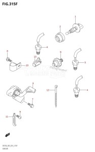 DF200Z From 20002Z-410001 (E03)  2014 drawing SENSOR (DF250Z:E03)