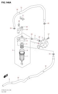 DF100A From 10003F-510001 (E01)  2015 drawing FUEL PUMP