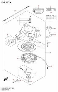 DF30A From 03003F-710001 (P01 P40)  2017 drawing RECOIL STARTER