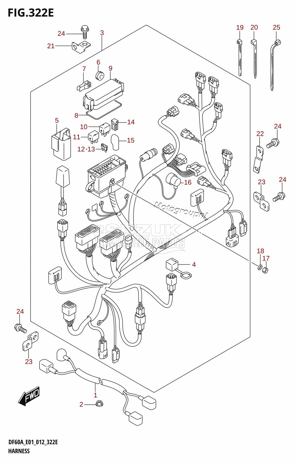 HARNESS (DF50ATH:E01)