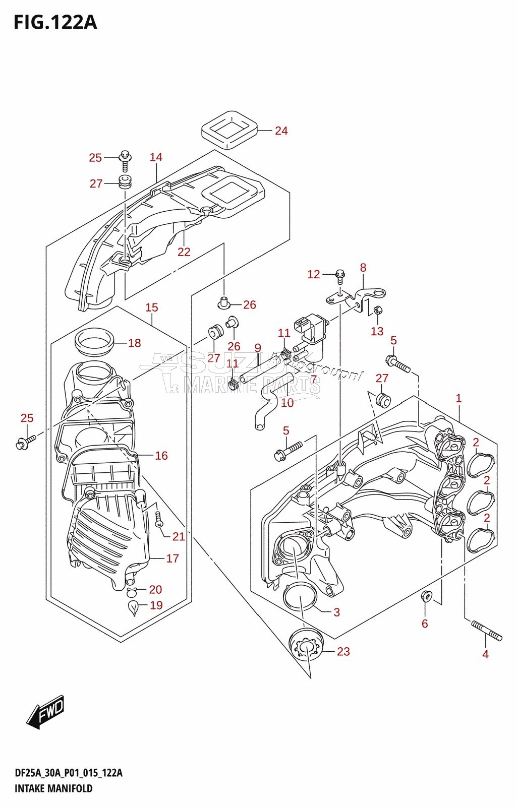 INTAKE MANIFOLD (DF25A:P01)