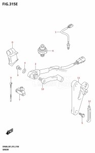 DF60A From 06002F-510001 (E01 E40)  2015 drawing SENSOR (DF50A:E01)