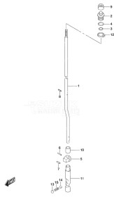 DF 40A drawing Clutch Rod