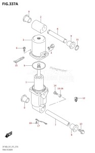 DF140AZ From 14003Z-510001 (E01 E40)  2015 drawing TRIM CYLINDER (DF100AT:E01)