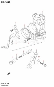 DF60A From 06002F-110001 (E01 E40)  2011 drawing THROTTLE BODY