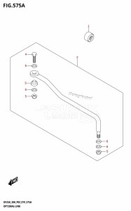 DF25A From 02504F-910001 (P03)  2019 drawing OPT:DRAG LINK (DF25A,DF25ATH,DF30ATH)